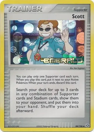 EX Emerald Scott #84/106 reverse holo